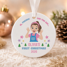 Adorno Primera Navidad del Bebé con Nombre Personalizado