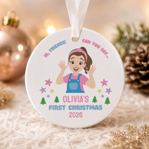 Adorno Primera Navidad del Bebé con Nombre Personalizado
