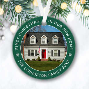 Adorno Primera Navidad en nuestra nueva casa, foto de un