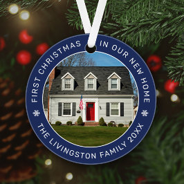 Adorno Primera Navidad en nuestra nueva foto de un Person