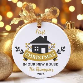 Adorno Primera Navidad en nuestro nuevo hogar