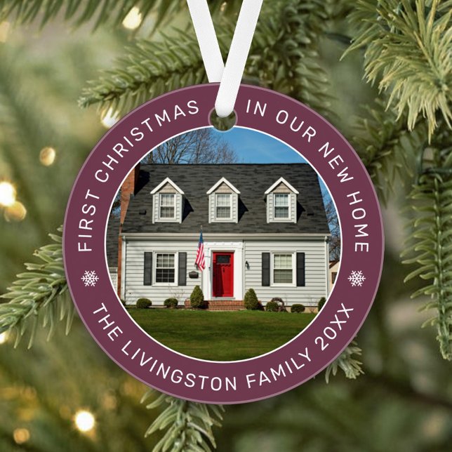 Adorno Primera Navidad en nuestro nuevo hogar, foto de Bo (Subido por el creador)