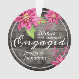 Adorno Primera Navidad Involucrada Rustic Floral