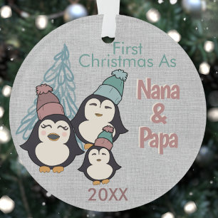 Adorno Primera Navidad: Nana y Papa se burlan de la famil