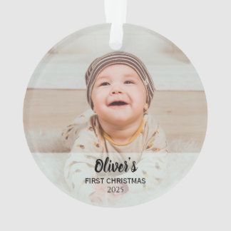 Adorno Primera Navidad Personalizada del Bebé