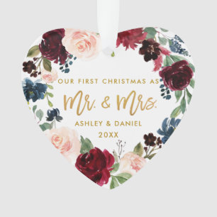 Adorno Primera parte posterior de la foto del navidad el