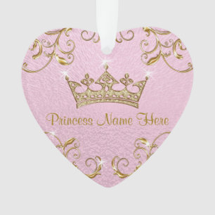 Adorno Princesa personalizada Ornaments Double Sided