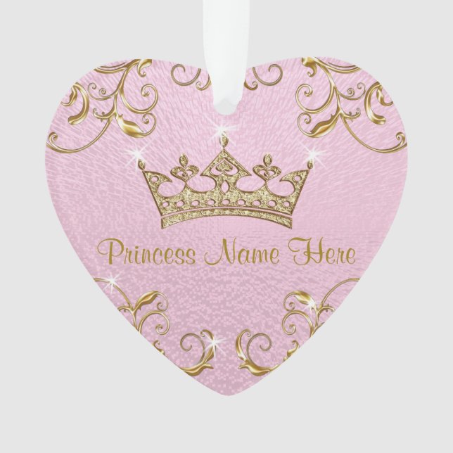 Adorno Princesa personalizada Ornaments Double Sided (Anverso)