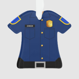 Adorno Profesión Azul de la Marina Uniforme Policial