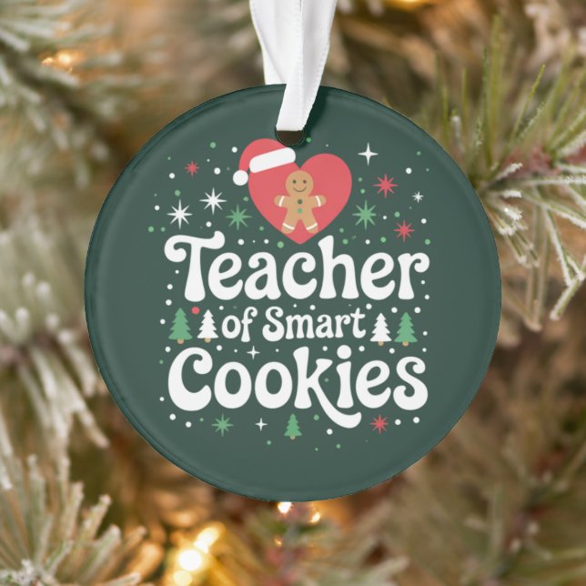 Adorno Profesor de Navidad de Galletas Inteligentes  (Árbol)