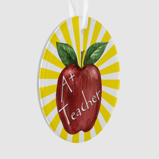 Adorno Profesor - Gracias Ornament / Tag (Anverso)