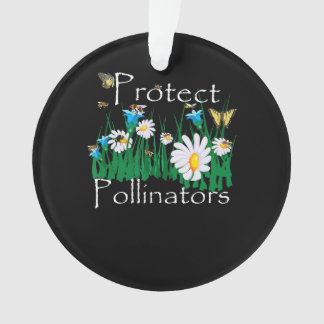 Adorno proteger polinizadores abejas mariposas flores bot