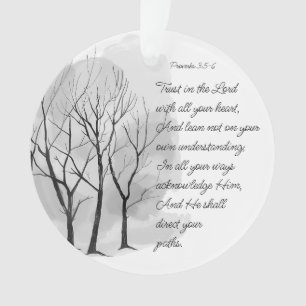 Adorno Proverbios 3:5-6 Confía en el Señor