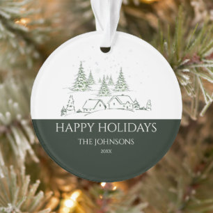 Adorno Pueblo de Navidades Snowy