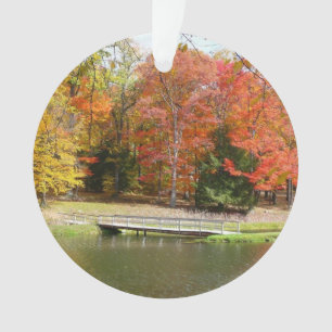 Adorno Puente Seven Springs Fall III Paisaje de Otoño