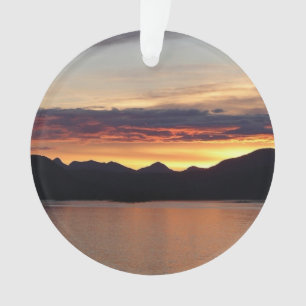Adorno Puesta de sol de Alaska I Hermosa fotografía de Al