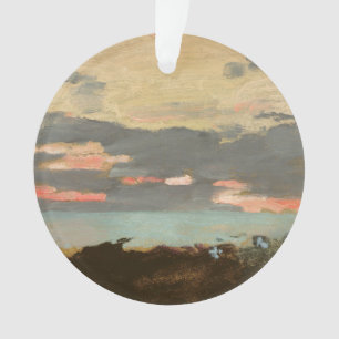 Adorno Puesta del sol, bahía de Saco