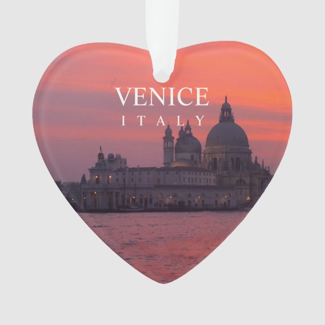 Adorno Puesta del sol en Venecia (Anverso)
