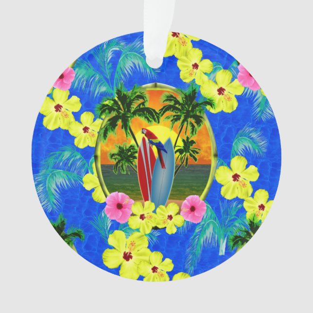 Adorno Puesta del sol tropical (Anverso)