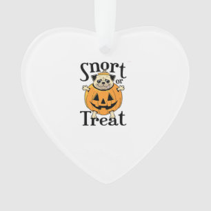 Adorno Pug de Halloween