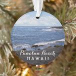 Adorno Punalu'u Beach Hawaii 2 Foto   Año de viaje<br><div class="desc">Disfruta de esta hermosa foto de las hermosas playas de arena negra de la playa de Punalu'u en la gran isla de Hawaii! 🌊 🌊 🌊 🌊 → © HawaiiSands Diseños 📷 etiqueta #ShopHawaiiSands (Compra de HawaiiSands) (HH) en línea ¡Enséñame directamente para cualquier personalización de este diseño!</div>