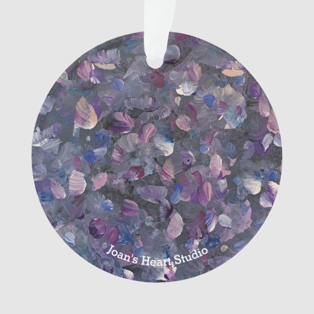 Adorno Purple Bubbles Ornament (Anverso)