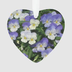 Adorno Purple Pansies Garden Floral