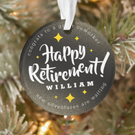 Adorno Purpurina de oro divertido estrellas jubilación nu