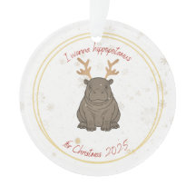 Quiero un reno hipopótamo para Navidad 2025 