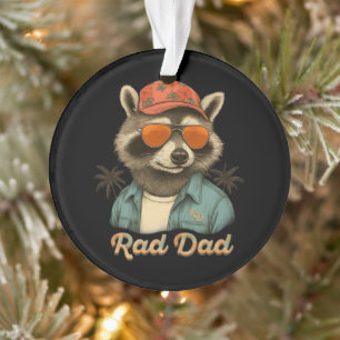 Adorno Rad Dad Funny Feliz Día del Padre Vintage