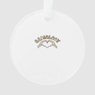 Adorno Radiología Skeleton Heart Hands Classic