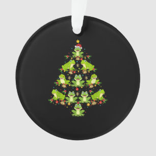 Adorno Rana Regalo de árbol de Navidad Navidades divertid