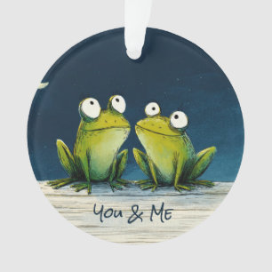 Adorno Ranas Tú & Yo – Arte de Animales Románticos Adorab