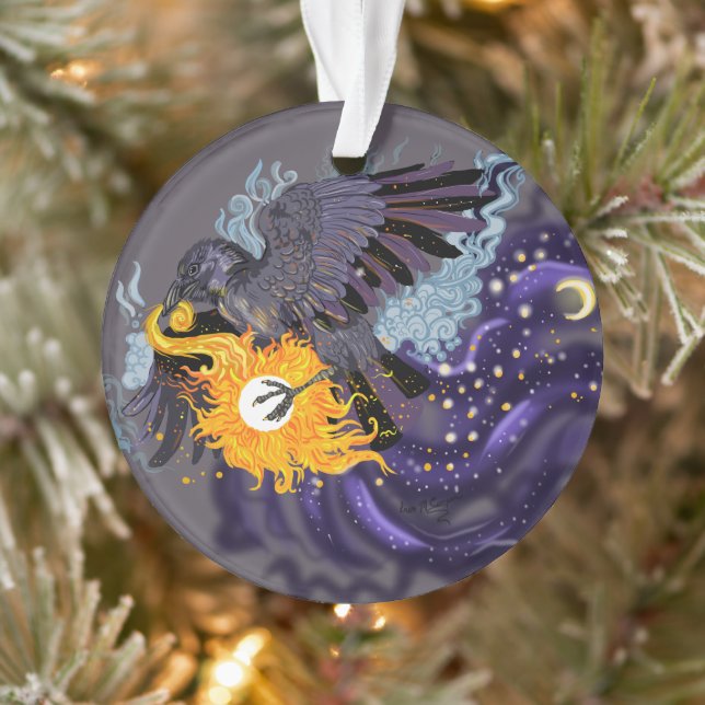 Adorno Raven Sky Folklore (Árbol)