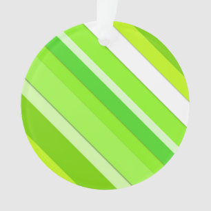 Adorno Rayas de caramelo en capas - verde limón y blanco
