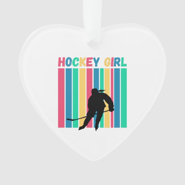 Adorno Rayas verticales de Chica de hockey (Anverso)
