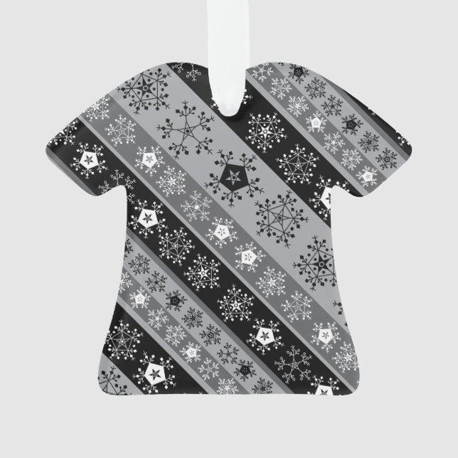 Adorno Rayos de nieve Gris (Reverso)