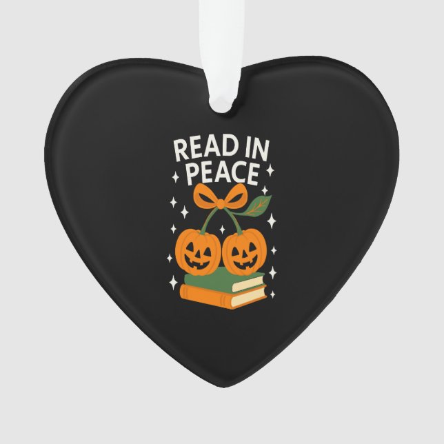 Adorno Read in Peace Funny Halloween Book (Anverso)