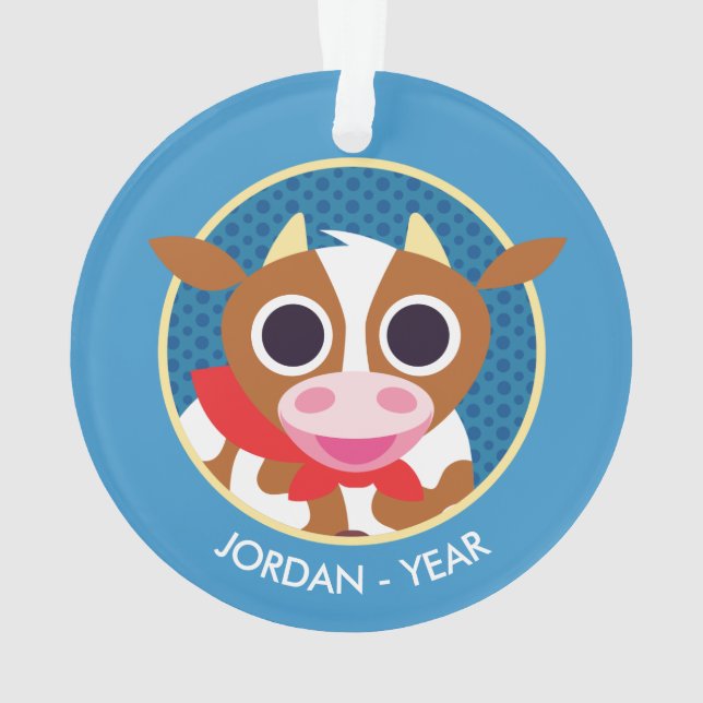 Adorno Reba la vaca (Reverso)