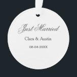 Adorno recién casados agregar nombre de la pareja fecha a<br><div class="desc">diseño</div>