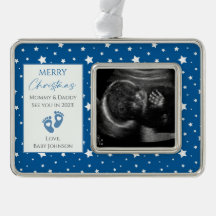 Recién nacido Estrellas azules y blancas foto de u