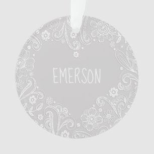 Adorno Recién nacido Invitación Floral Tiempo de espera