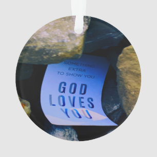 Adorno Recordatorio del amor de Dios por ti. Fe cristiana