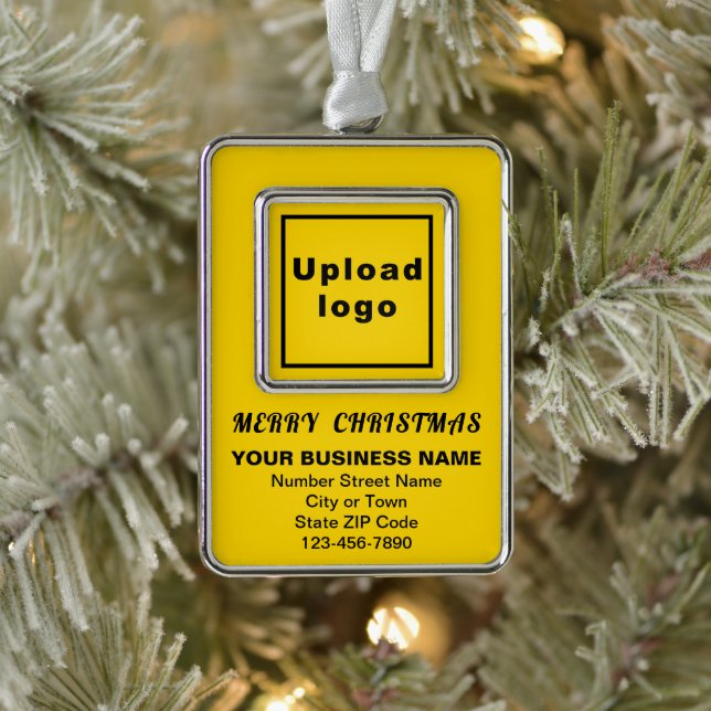 Adorno Rectángulo de retrato amarillo de negocios enmarca (Árbol)