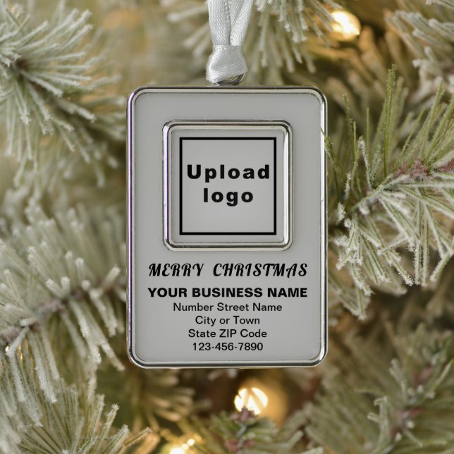 Adorno Rectángulo de retrato gris del negocio enmarcado (Árbol)