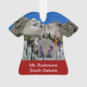 Adorno Recuerdo de fotos del Personalizable Mount Rushmor