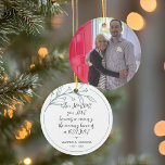 Adorno Recuerdo de Keepsake, foto del tesoro de memoria<br><div class="desc">¡Recuerden la memoria del tesoro de la foto ornamento acrílico, una pequeña joya deliciosa que brilla con el calor de momentos apreciados! Esta encantadora creación es un emblema tangible de nuestros más amables recuerdos, meticulosamente diseñados para encapsular la esencia de la alegría y la nostalgia. Es como tener una pequeña...</div>