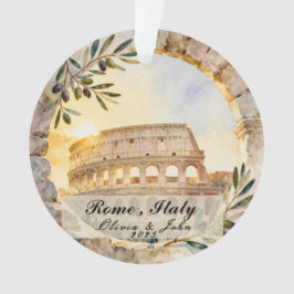 Adorno Recuerdo personalizado de luna de miel o vacacione