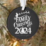 Adorno Recuerdos juntos de Navidades familiares 2024<br><div class="desc">Recuerdos juntos de Navidades familiares 2024</div>