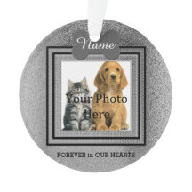 Recuerdos perfectos para perro o gato plateado